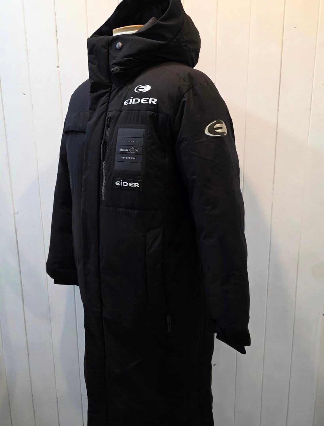 (남녀공용) EIDER [아이더] 블랙 대장 롱패딩 상품이미지5