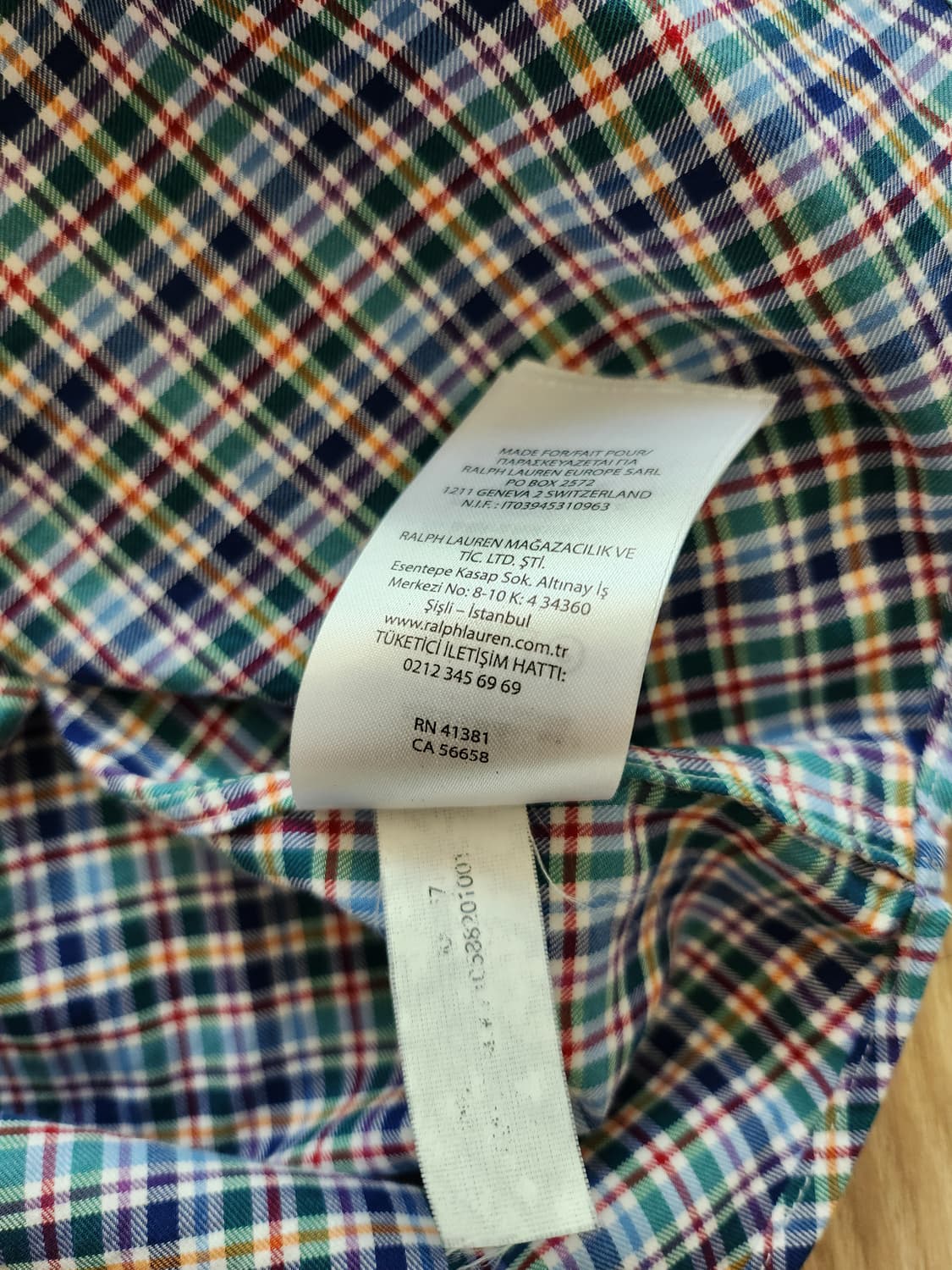 폴로랄프로렌 체크셔츠 (L 상품이미지7
