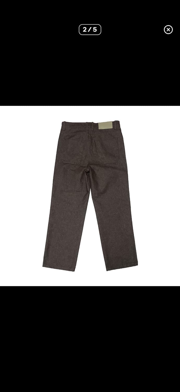 새터 브라운데님 팬츠 상품이미지2