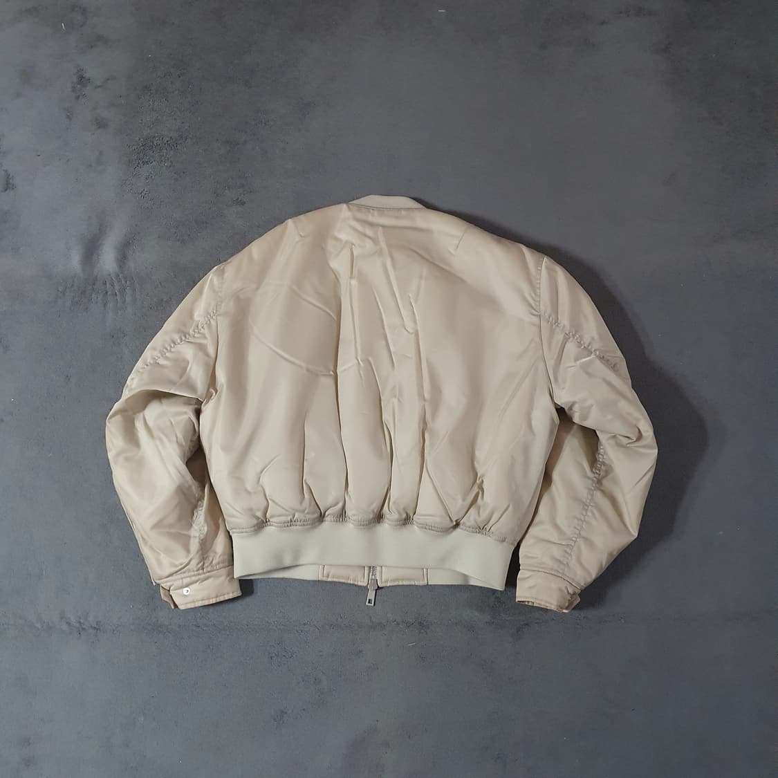 쿠어 오버핏 ma-1 자켓 L 크림베이지 상품이미지3