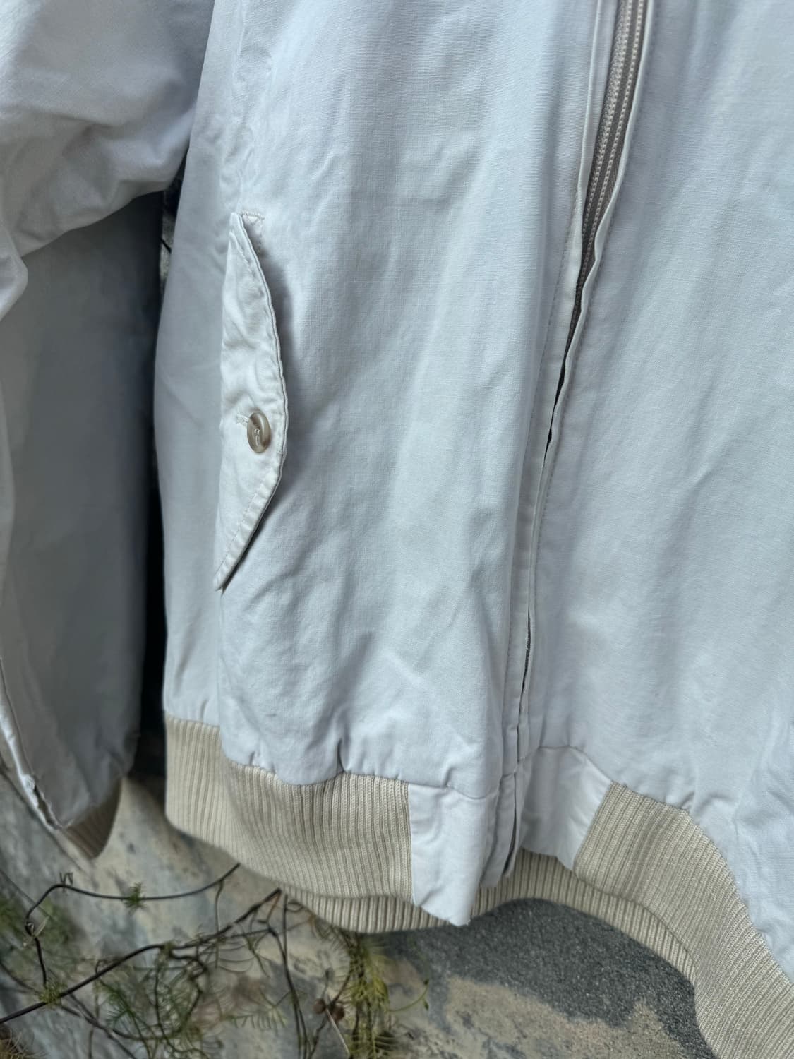 80s 울리치 usa 빈티지 바라쿠타 헤링턴 자켓 아이보리  상품이미지6