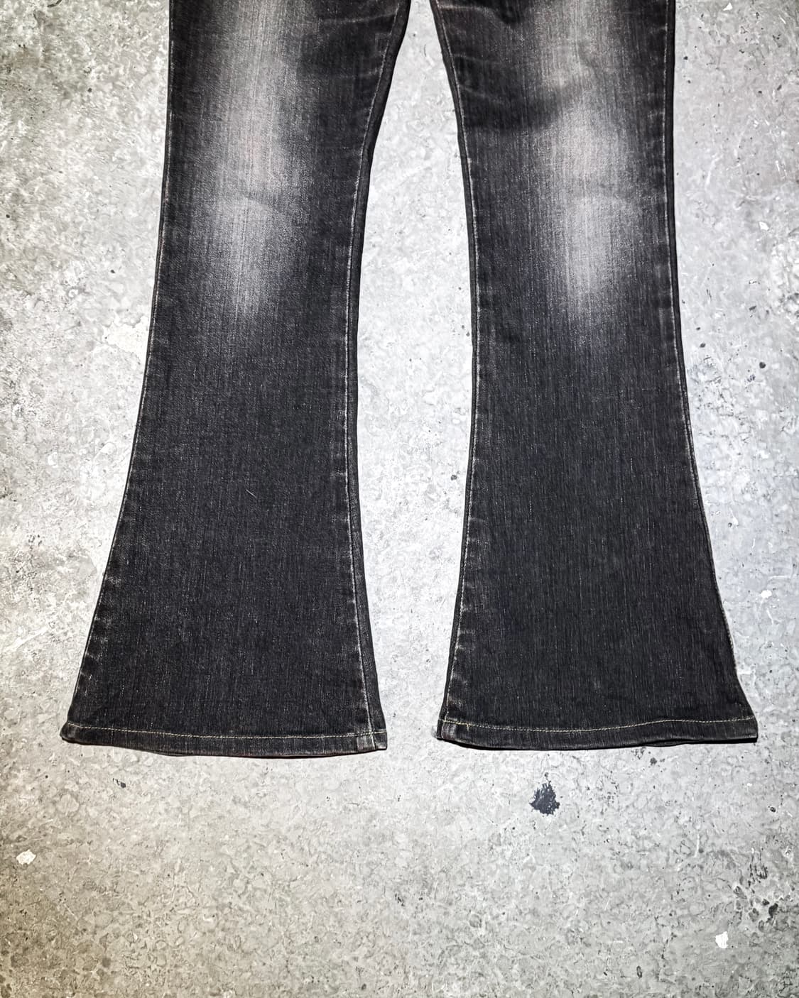 SOMETHING – Black Washed Bootcut Denim P 상품이미지5