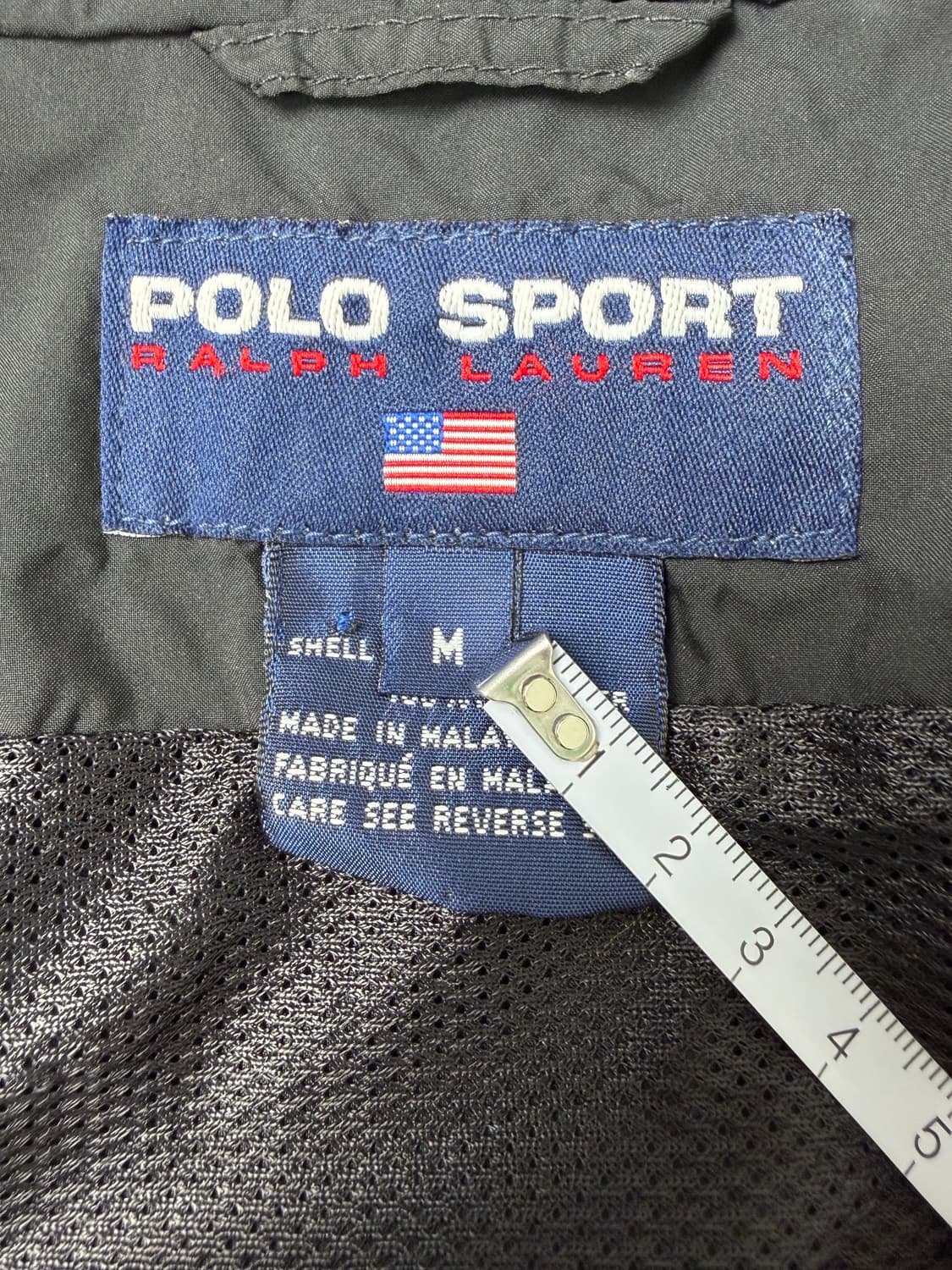 90s Polo Sport Polyester Jacket (black) 상품이미지3