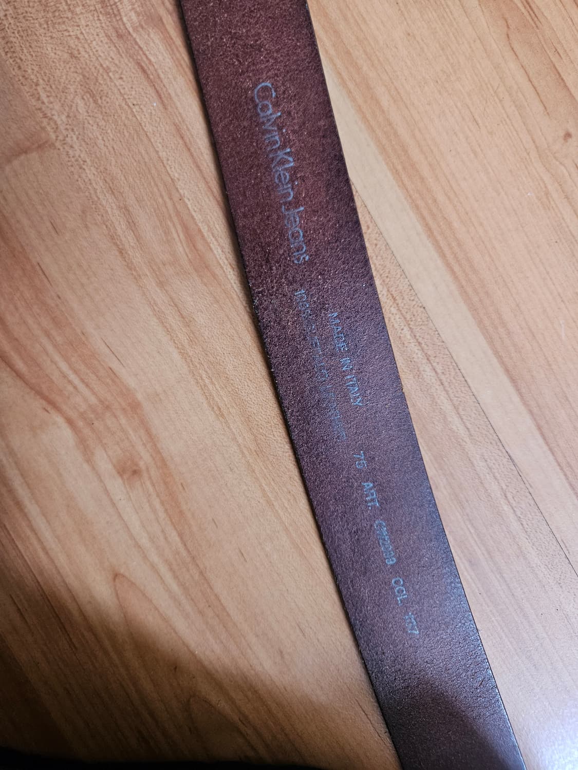 Calvin Klein Jeans 켈빈클라인 진스 브라운 가죽벨트 상품이미지2