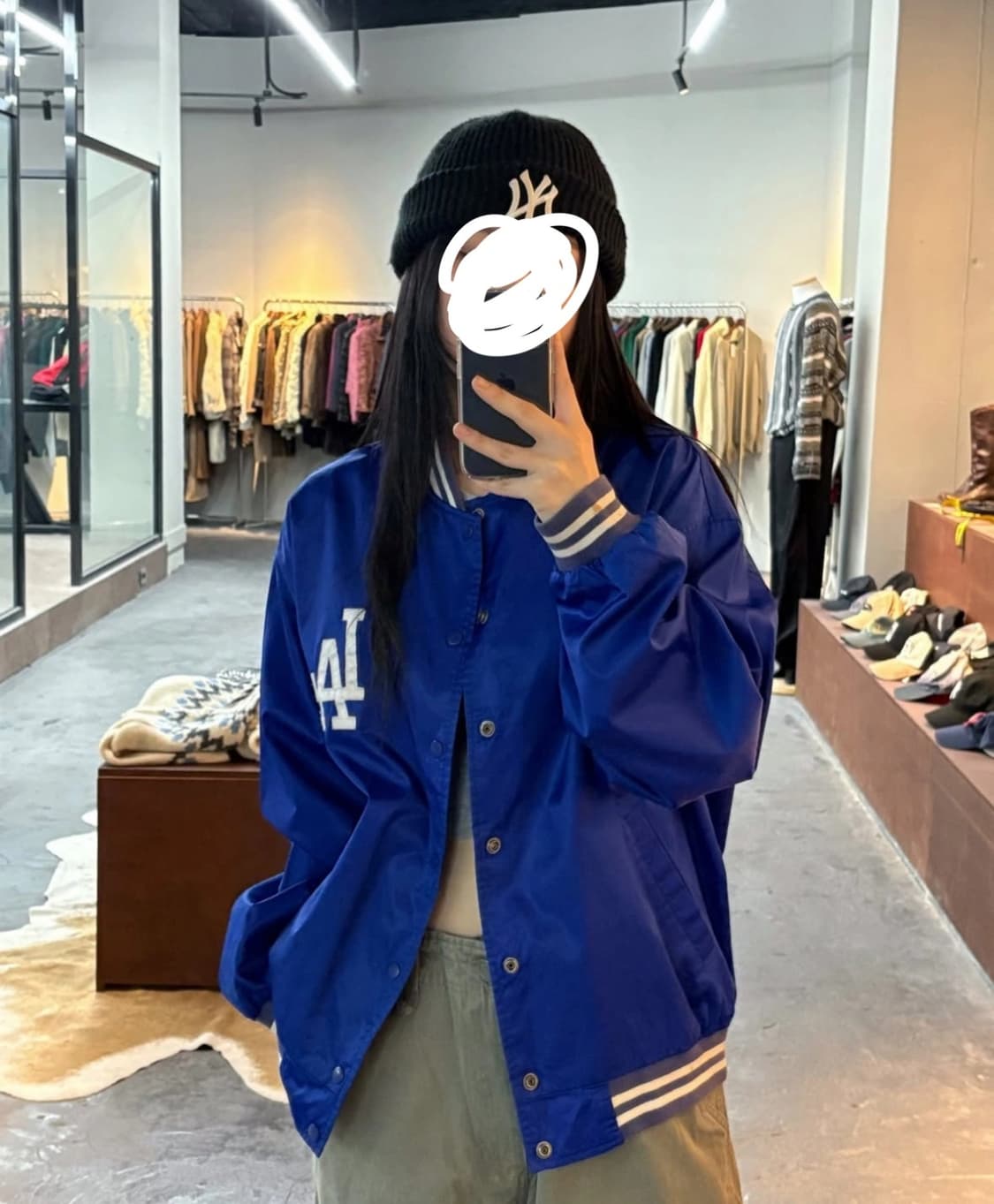 MLB 엘에이 다져스 올드스쿨 바시티 자켓 상품이미지1