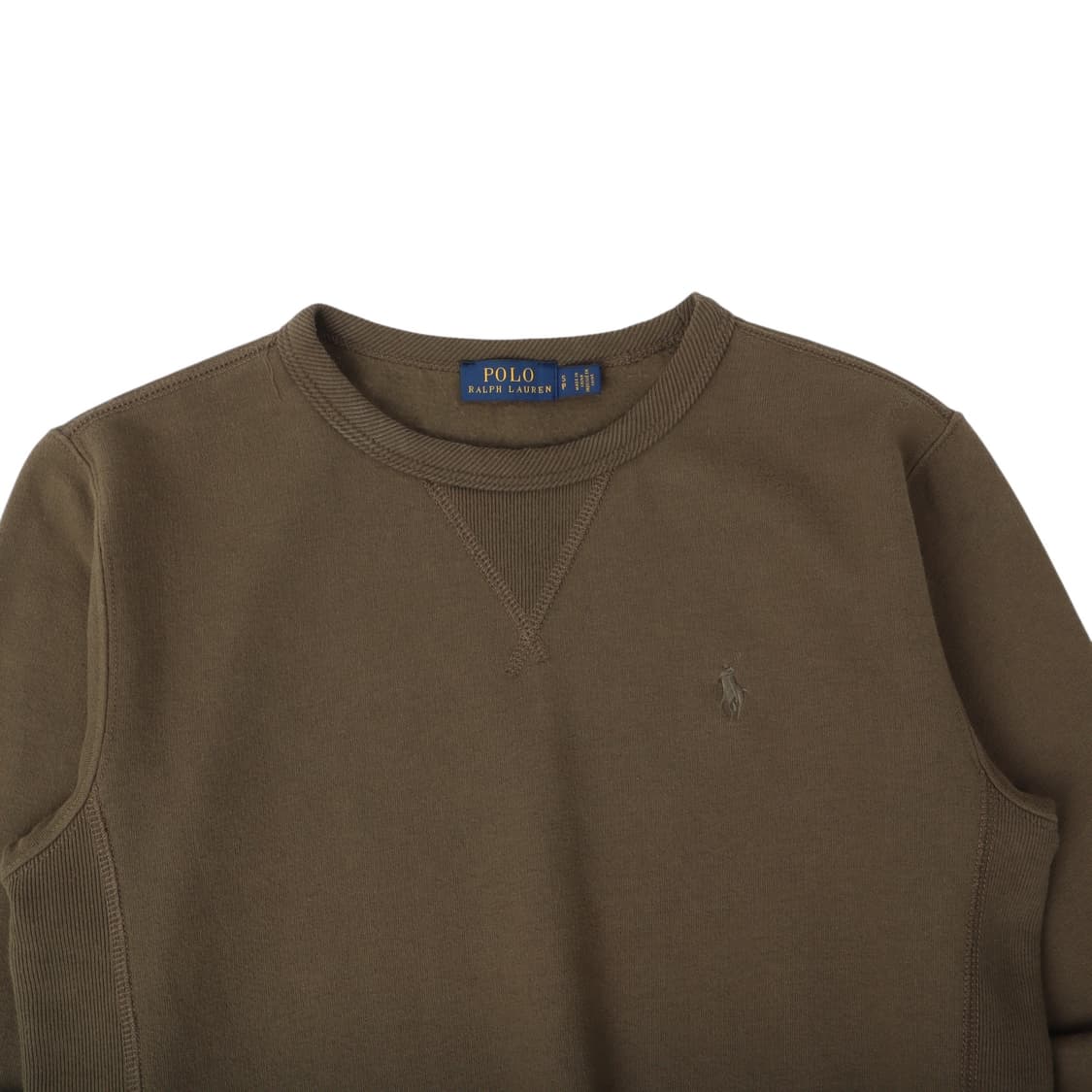 폴로 랄프로렌 카키 크루넥 스웻셔츠 상품이미지2