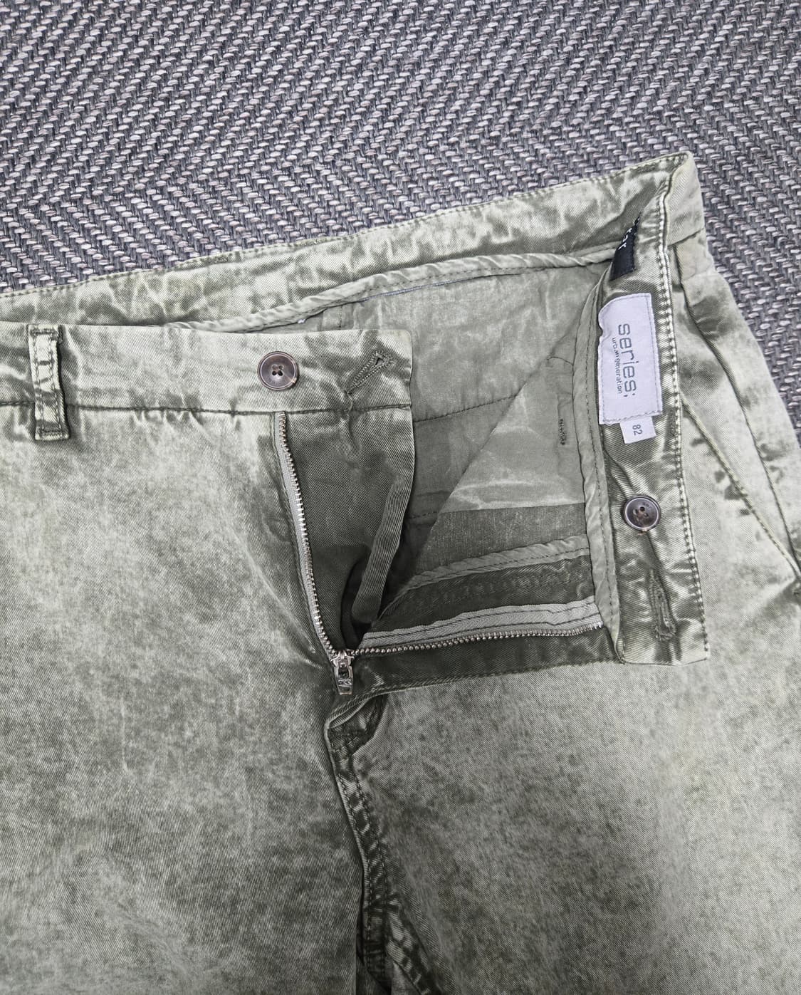 시리즈 카키 팬츠 스판바지 상품이미지3