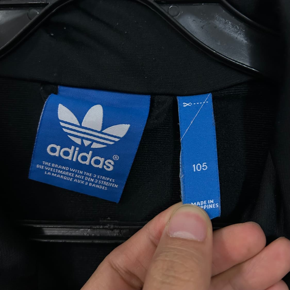 (XL) 아디다스 구 파이어버드 블랙 져지 105 상품이미지6