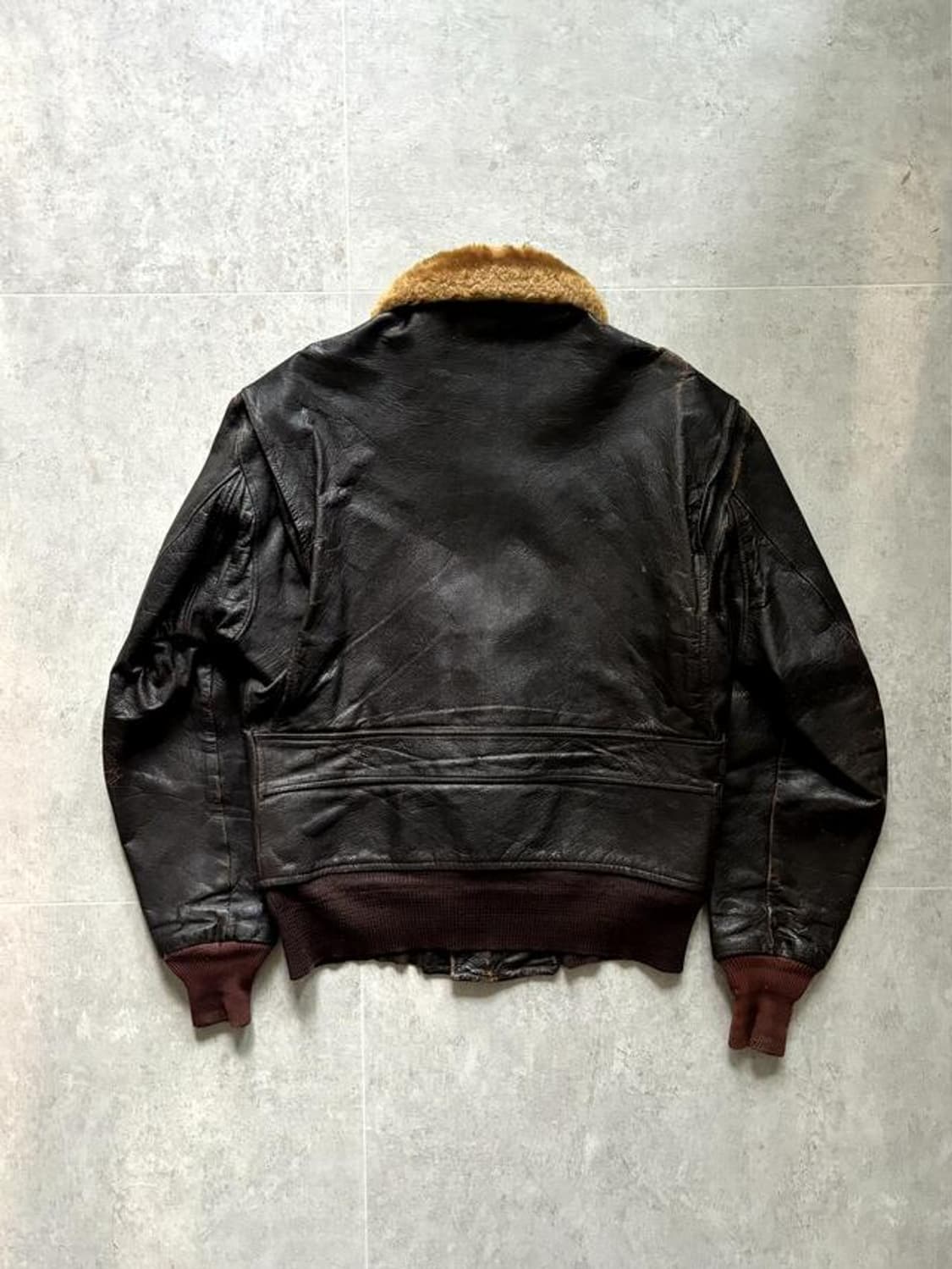 50's U.S. Navy G-1 Leather Flight jacket 상품이미지2
