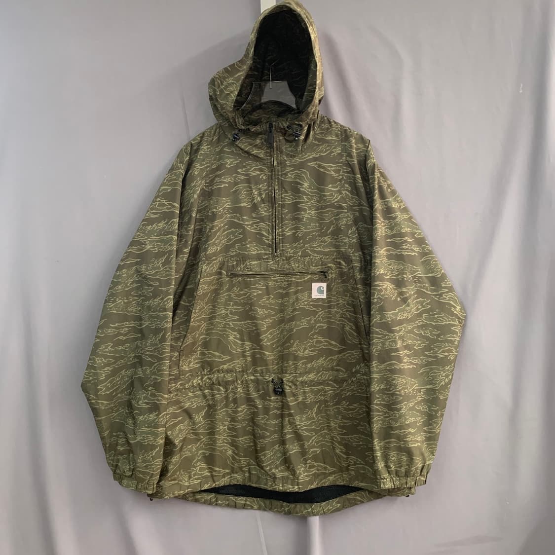 XL 칼하트WIP 타이거 카모 윌슨 풀오버 아노락 바람막이 자켓 상품이미지1