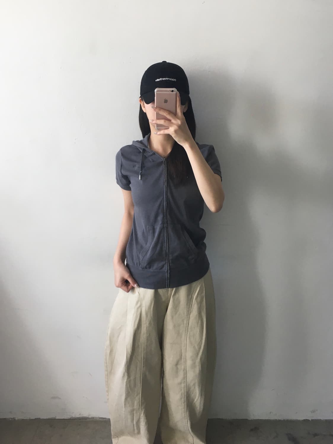 나이키 스우시 반팔 후드집업 상품이미지1