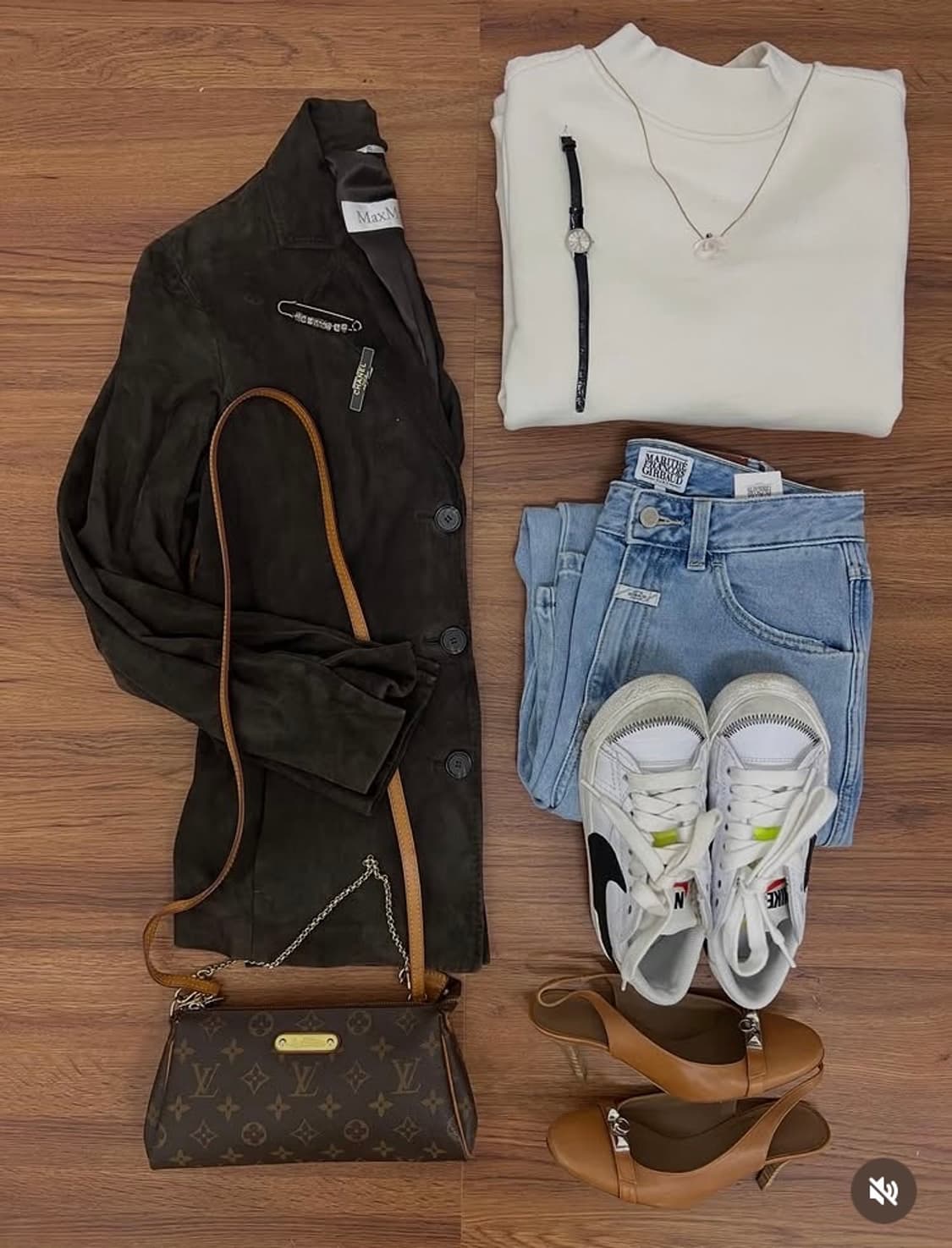 막스마라 누벅 스웨이드 브라운 자켓 상품이미지1