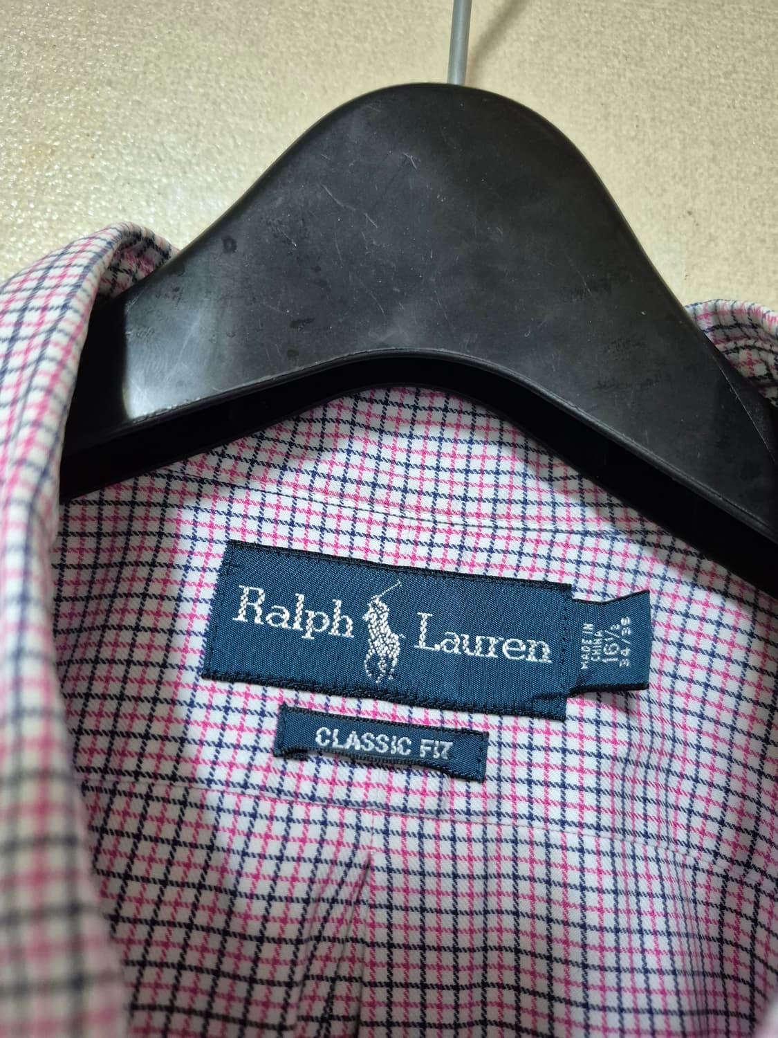 폴로 랄프로렌 잔체크 셔츠 상품이미지6