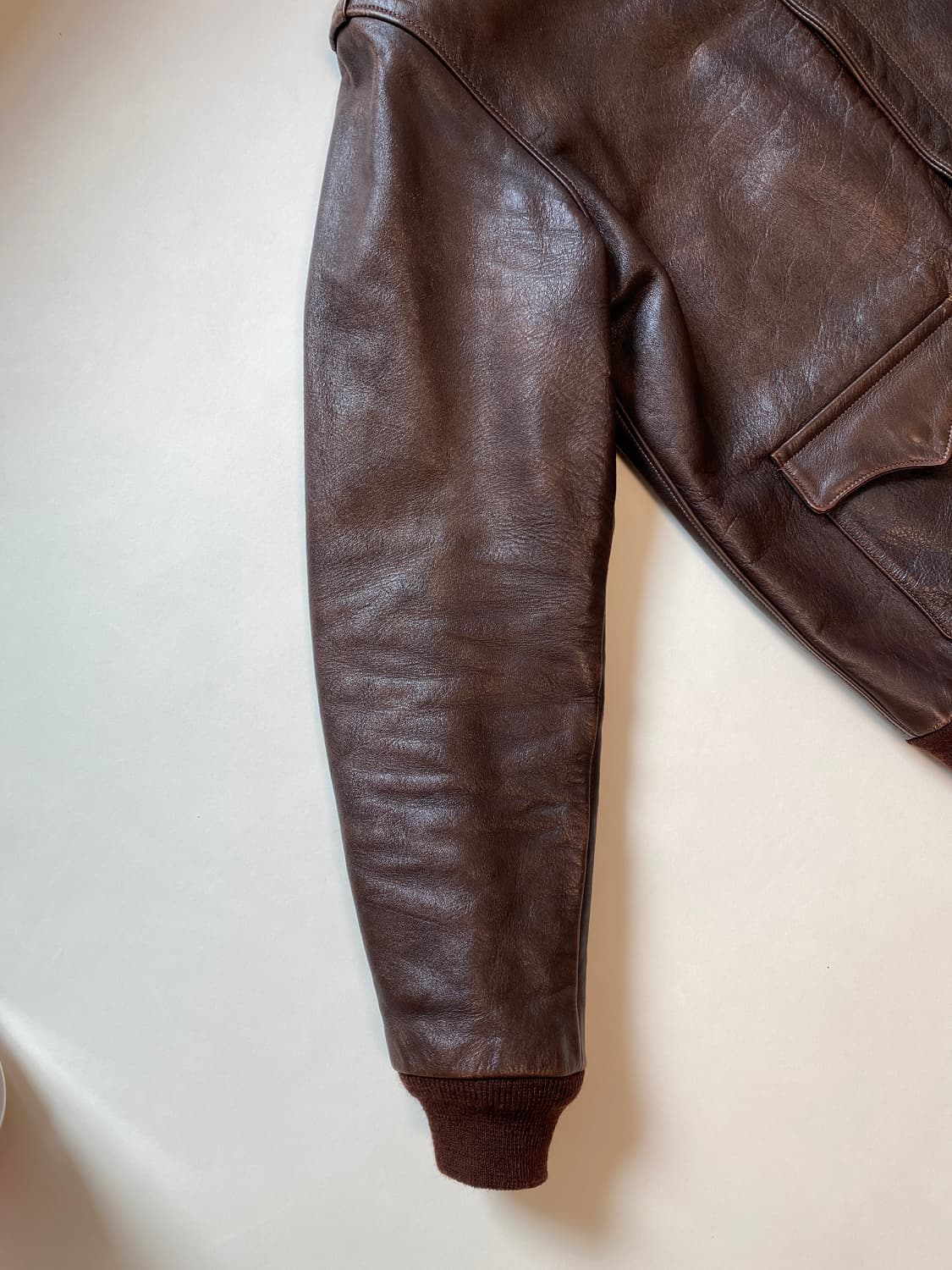 리얼맥코이 a-2 씰브라운 44사이즈 판매 상품이미지7