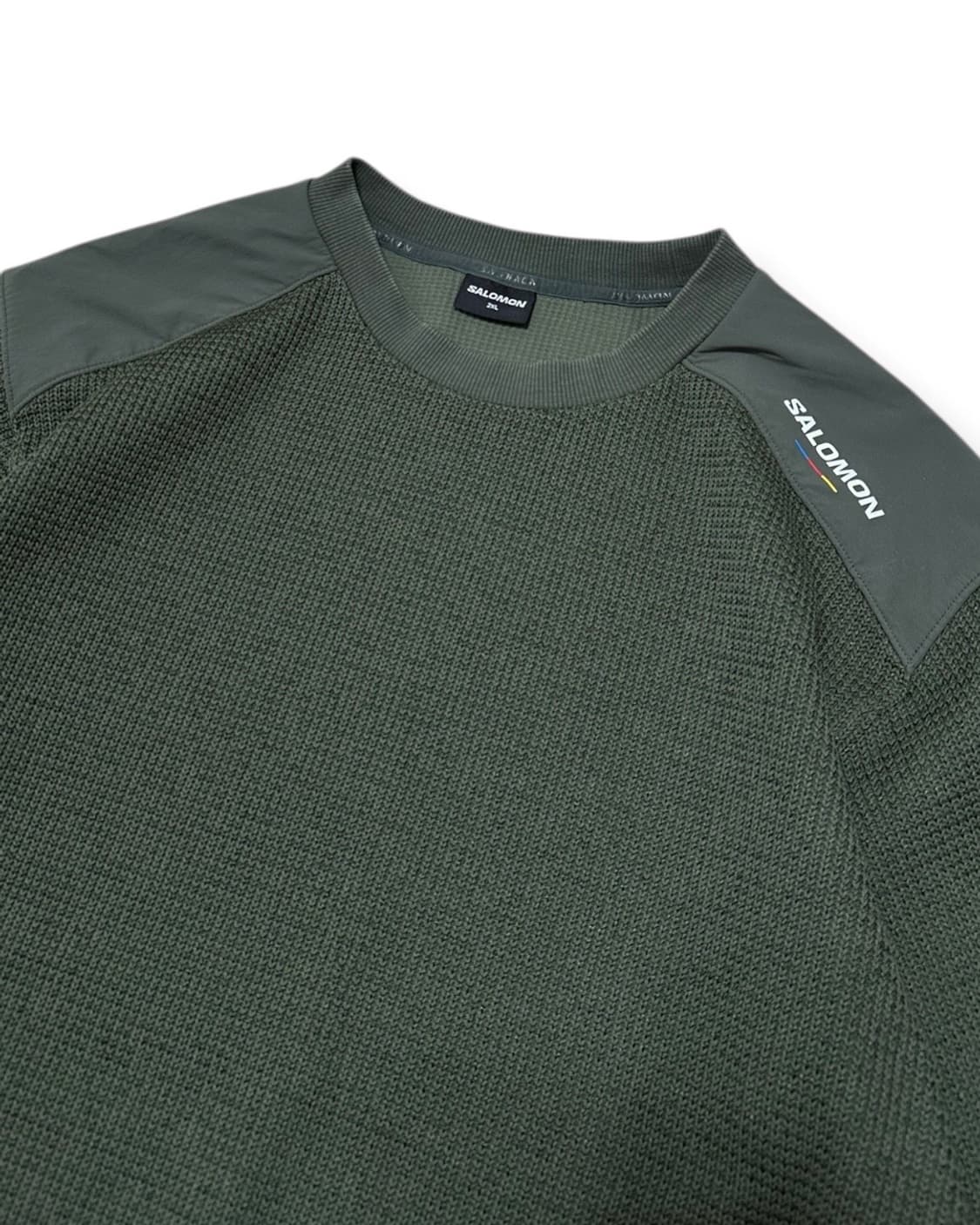 살로몬 카키 플래그 스웨터 맨투맨 상품이미지3