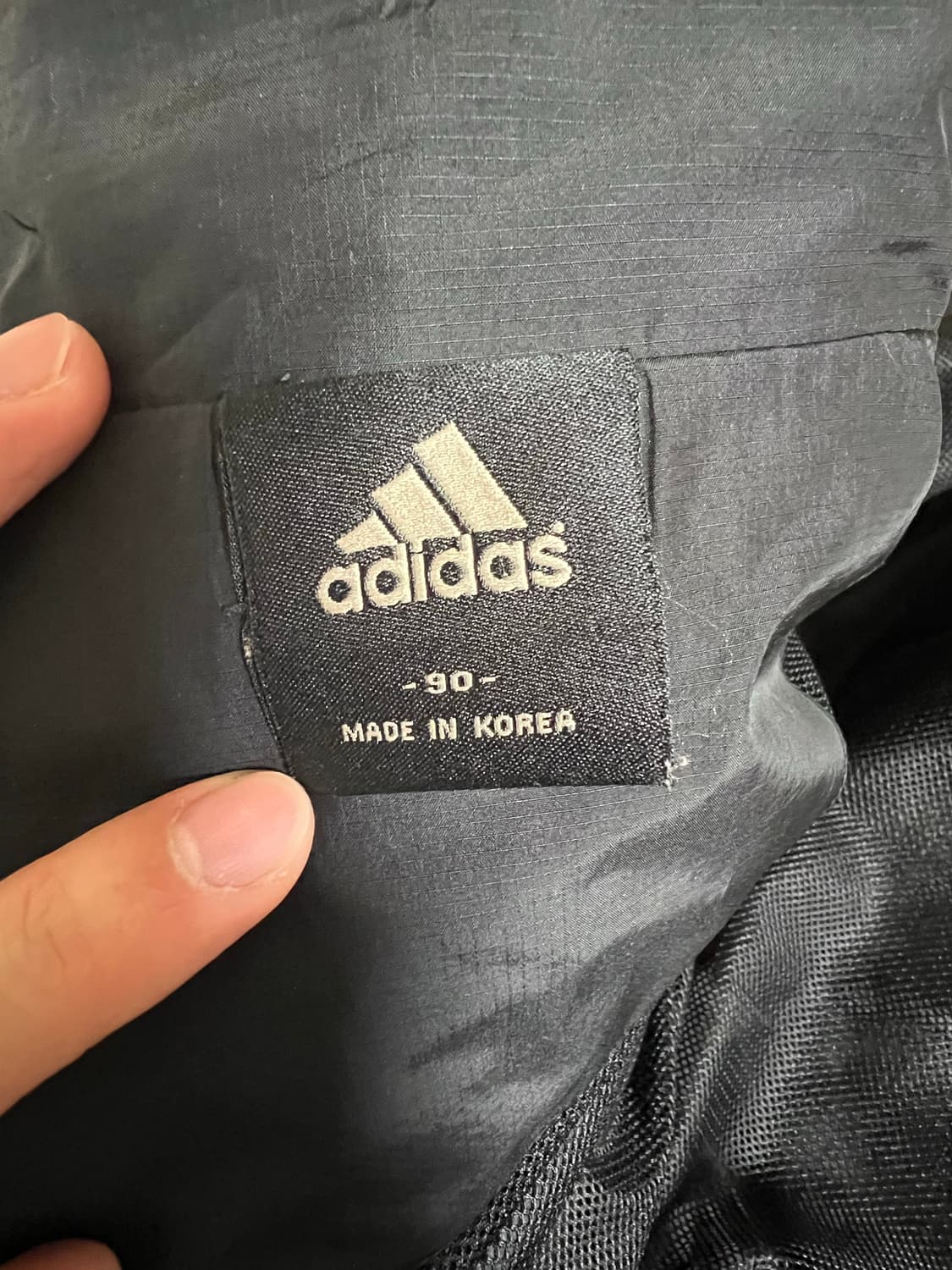 아디다스 빈티지 블랙 바람막이 상품이미지7