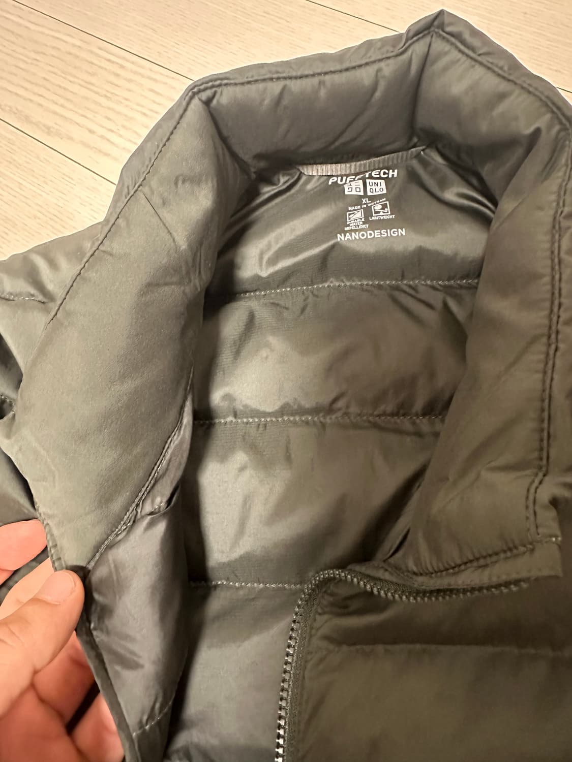 유니클로 퍼프테크 경량패딩 XL 판매 상품이미지3