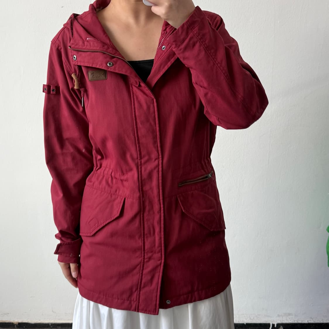 [M] 노스페이스 화이트라벨 후드 야상자켓 상품이미지1