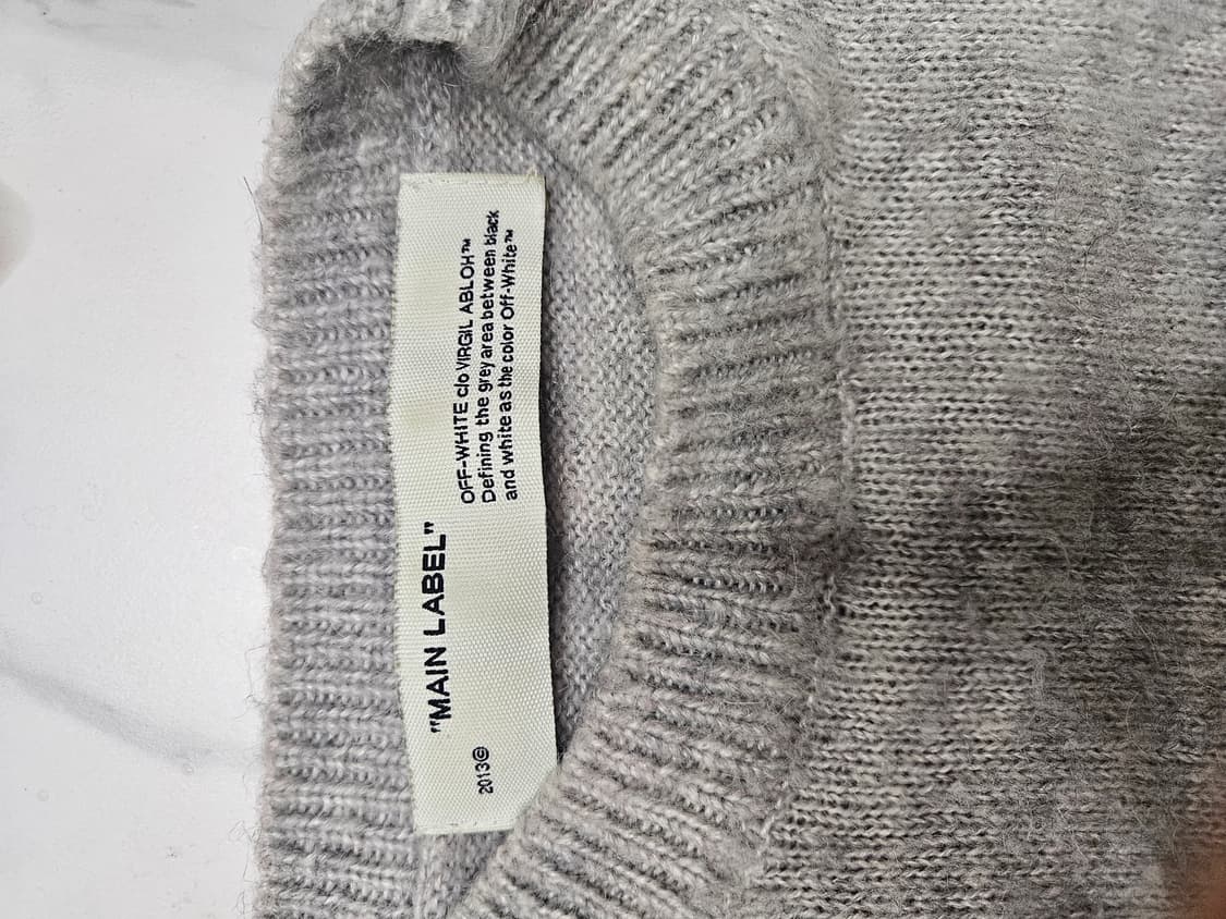 Off-white 오프화이트 모헤어 니트 상품이미지3