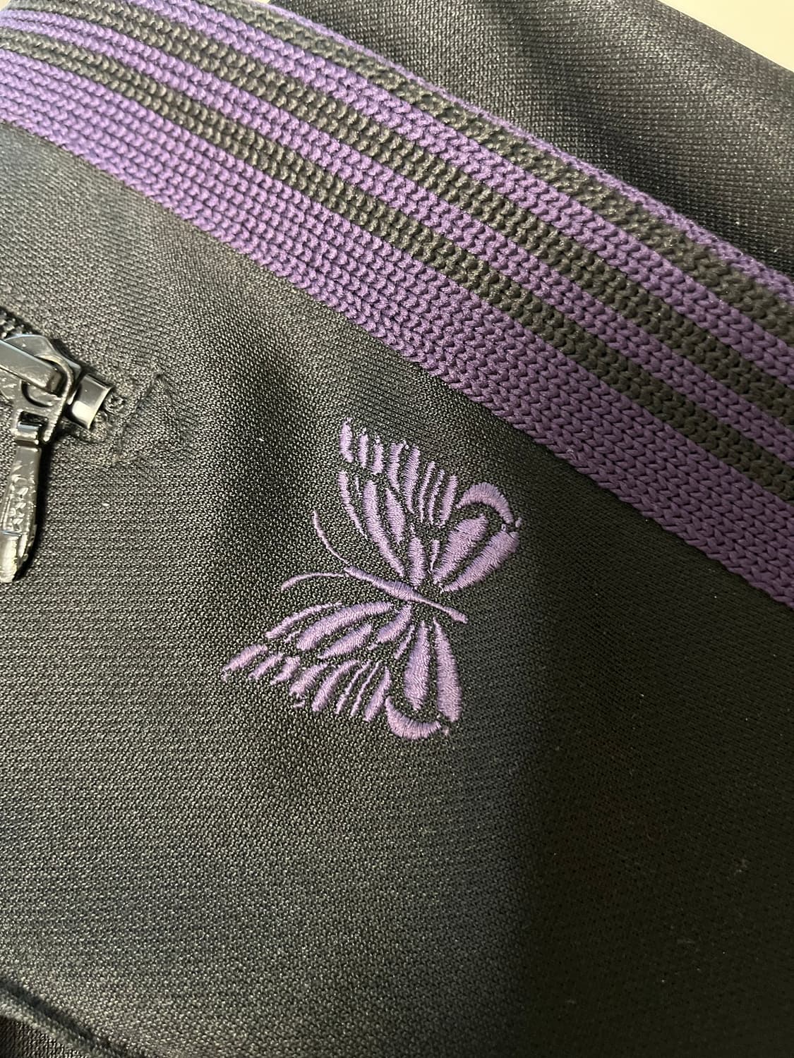 니들스 트랙팬츠 네로우 블랙/퍼플 S 상품이미지3