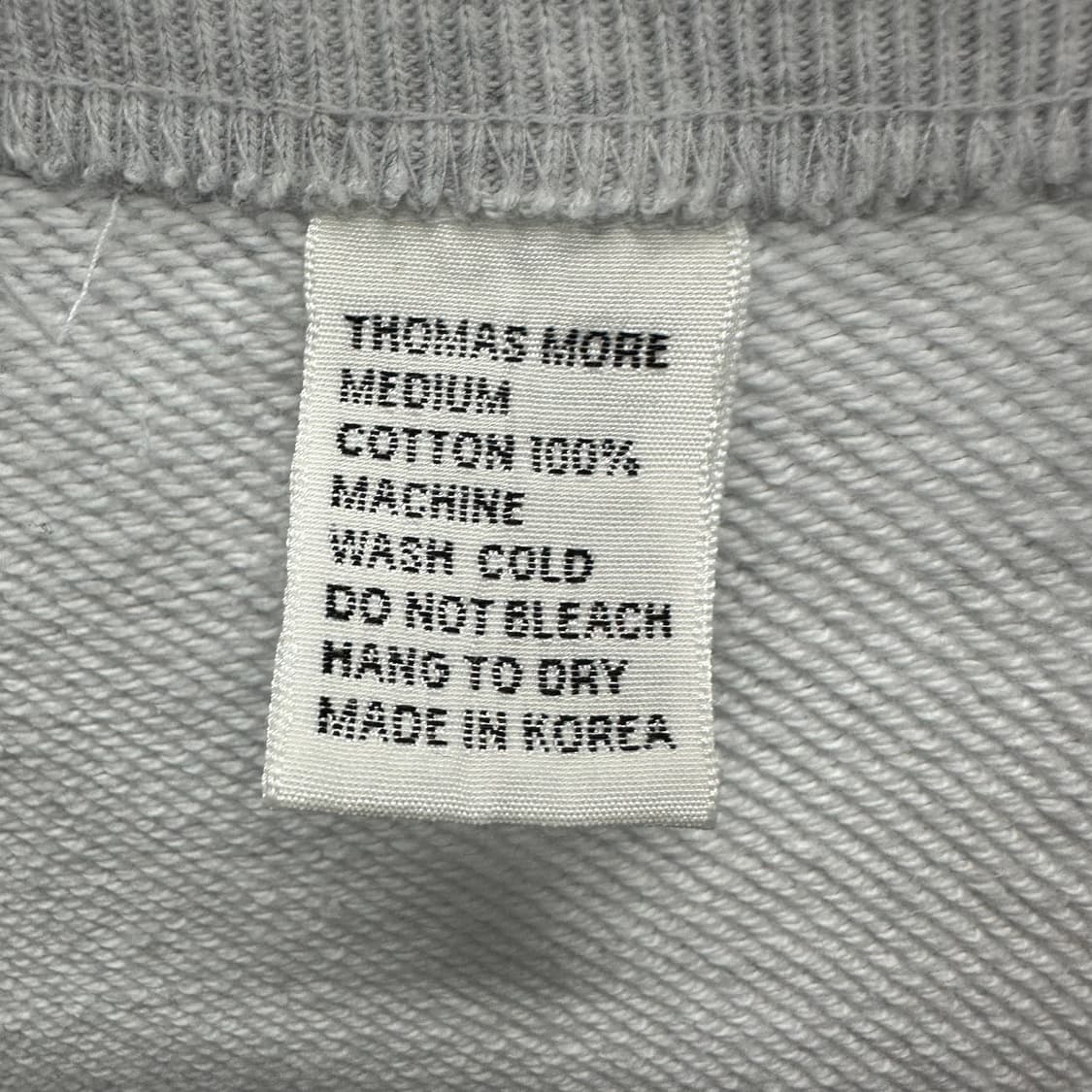 95 토마스모어 남자 헤비웨이트 루즈핏 맨투맨 상품이미지3