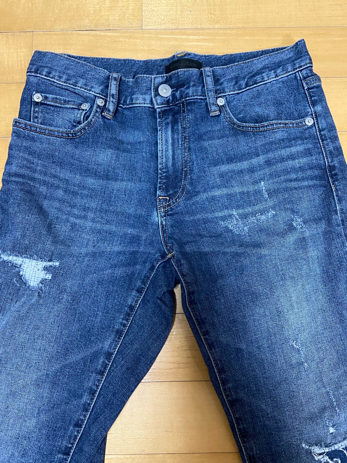 유니클로 슬림스트레이 진 28인치 상품이미지3