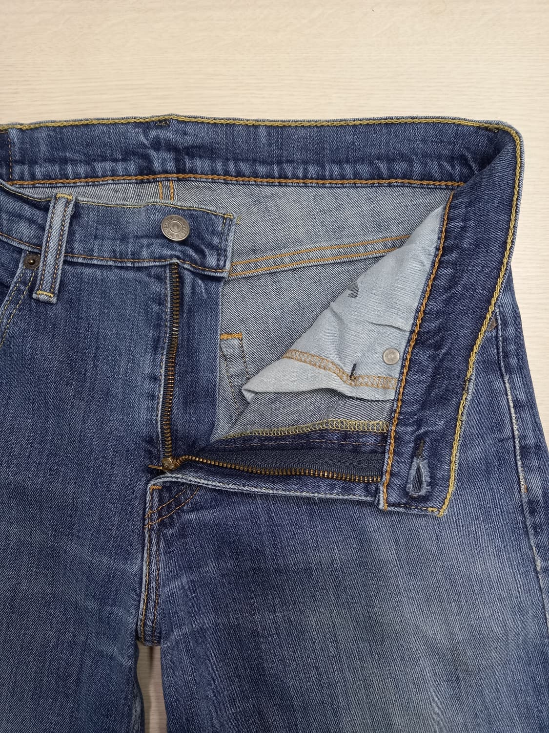 32 리바이스511 콜롬비아 워싱 스판 슬림일자 리페어진 32-301 상품이미지7