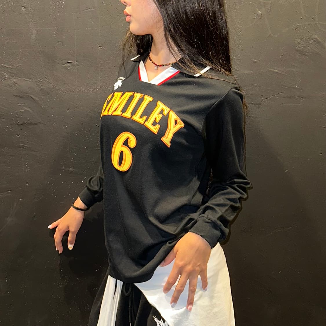 90‘s descente sports number t-shirts 상품이미지2