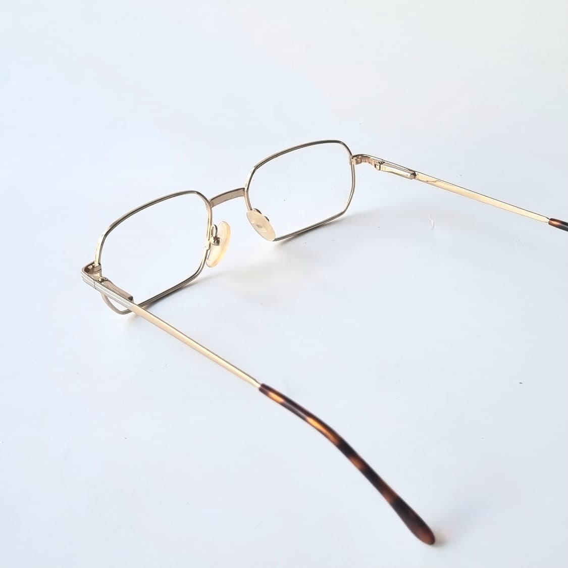 데드스탁 빈티지 클래식 골드 스퀘어 안경테 783 상품이미지4