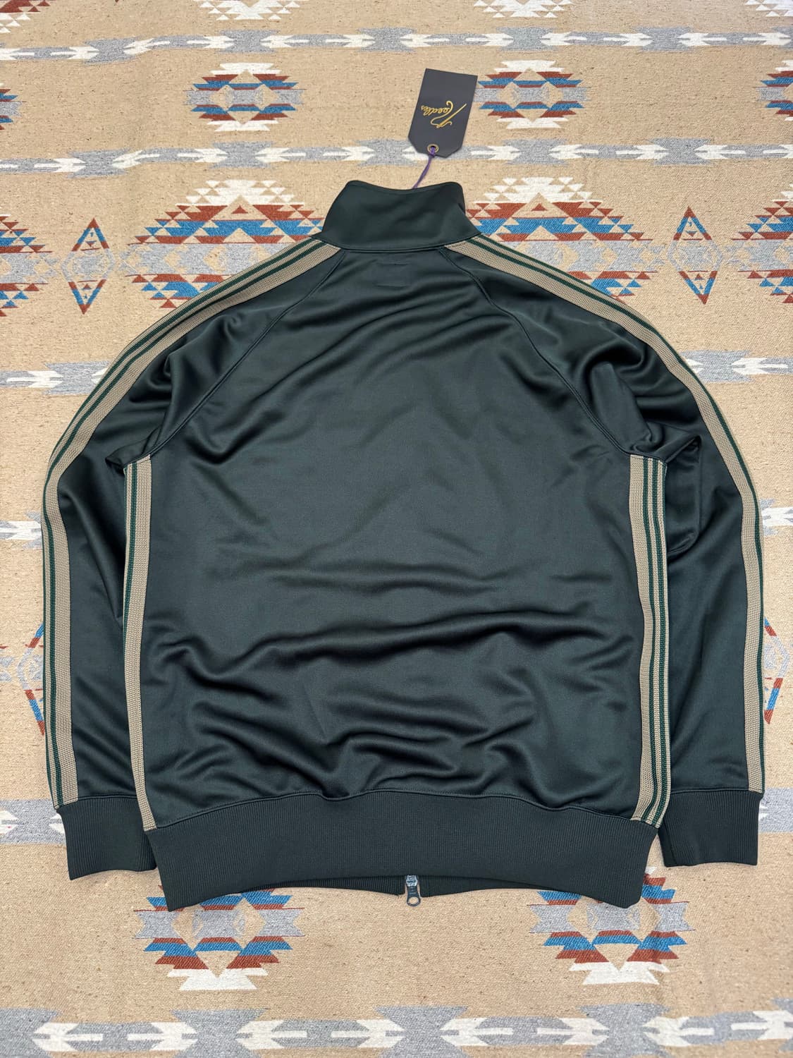 [L] 니들스 x LHP 트랙 자켓 폴리 스무스 다크 그린 상품이미지6