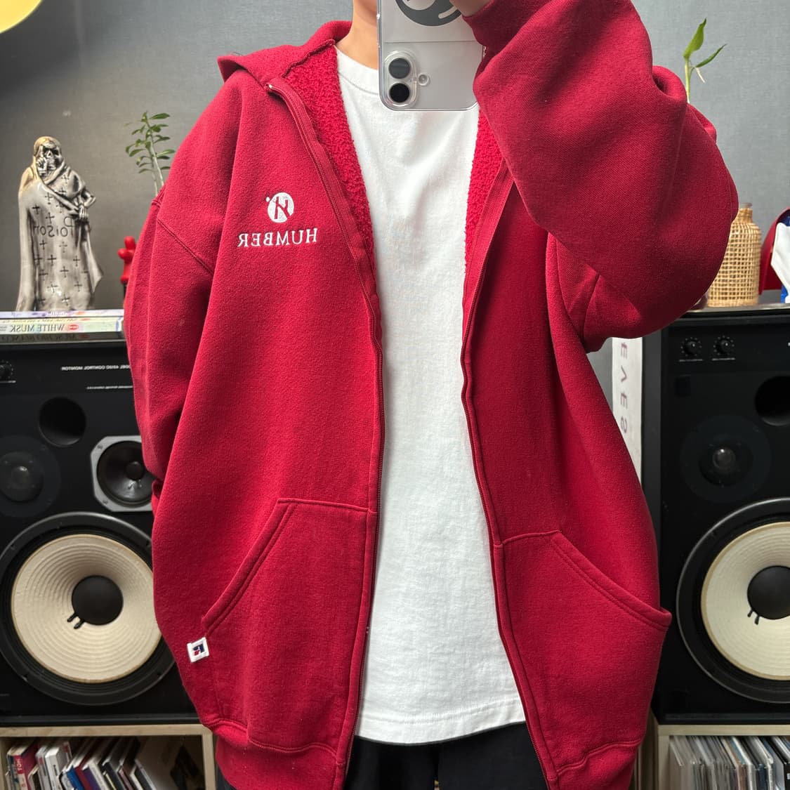 러셀 스웻후드집업 상품이미지1