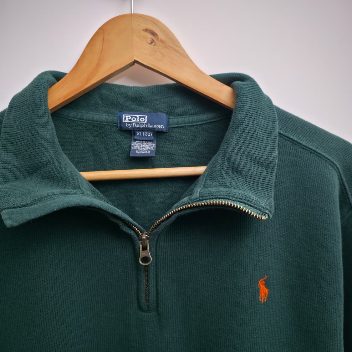 [M] 폴로 랄프로렌 쿼터집업 맨투맨 그린 상품이미지4