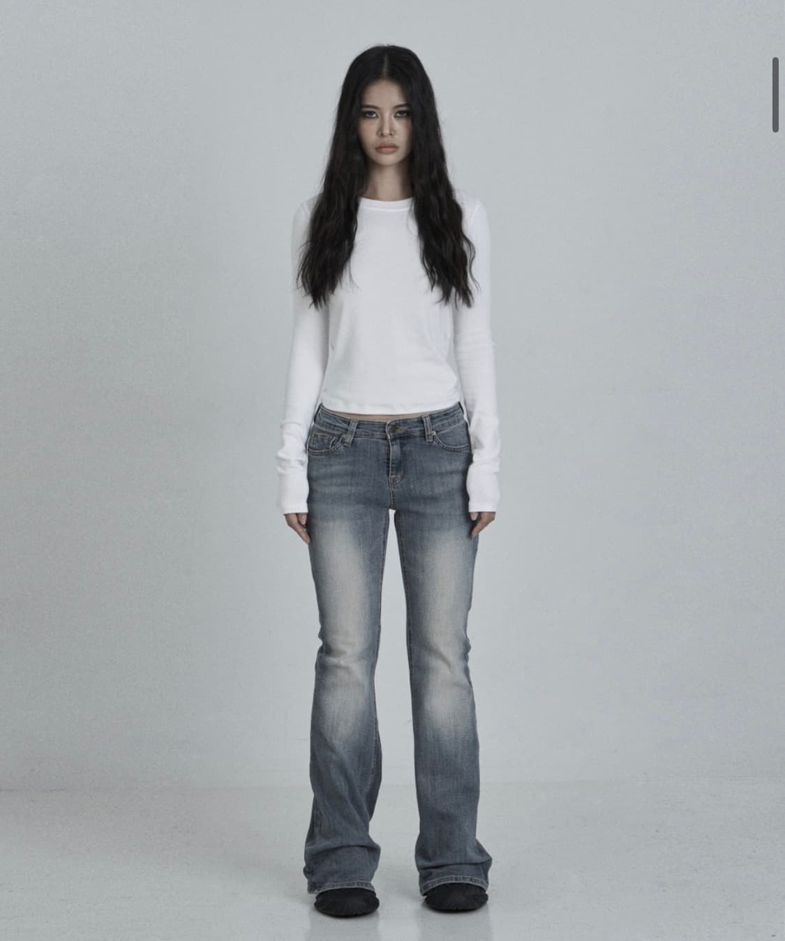 odor Vintage raw jean in blue 상품이미지1