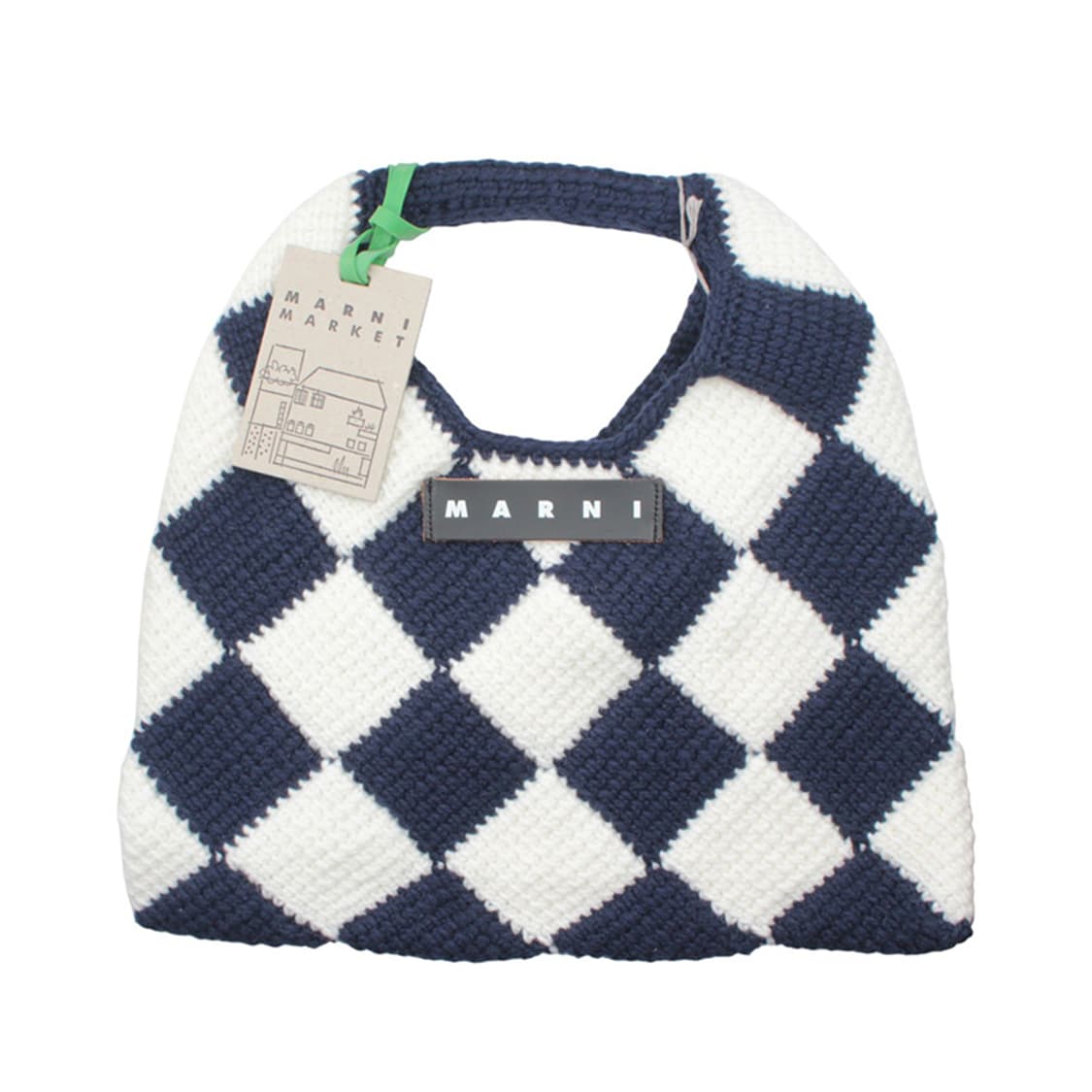 마르니 투톤 니팅 핸드메이드 토트백 상품이미지1