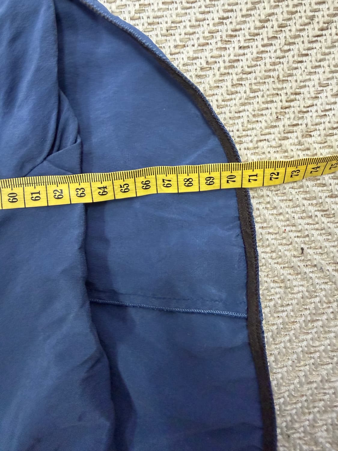 정품) TIME 타임 한섬 실크 블루 셔츠형 자켓 88 상품이미지10