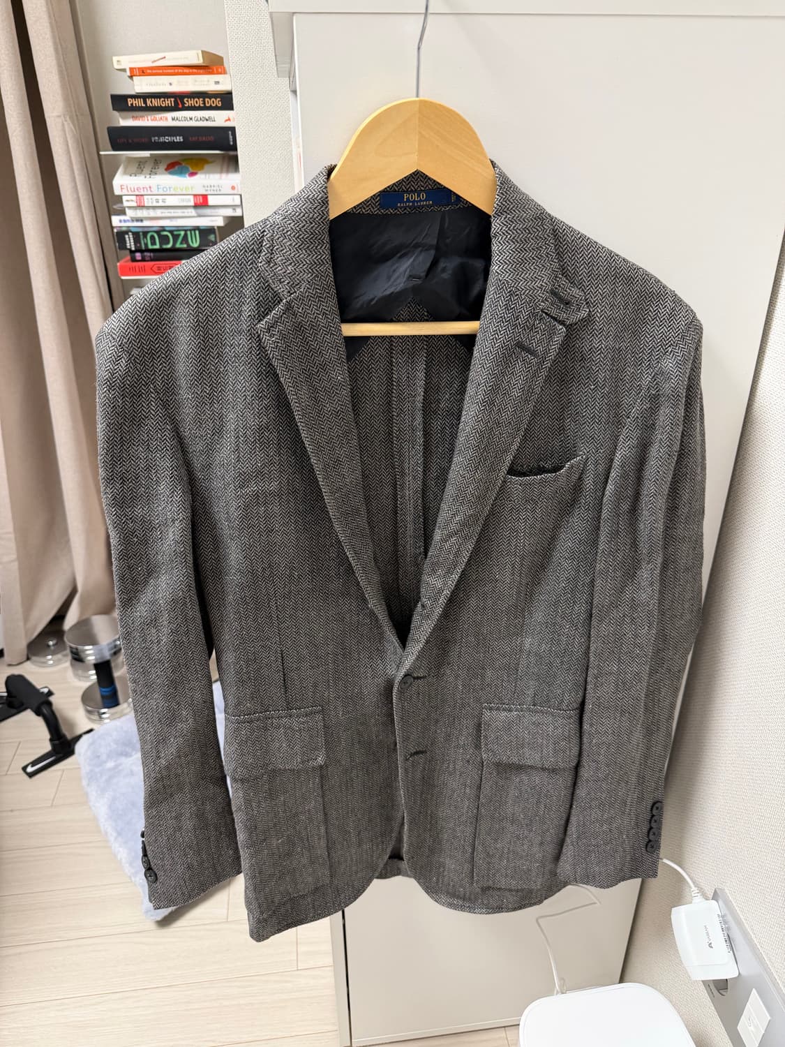 폴로 랄프로렌 린넨 헤링본 스포츠코트 38s  상품이미지1