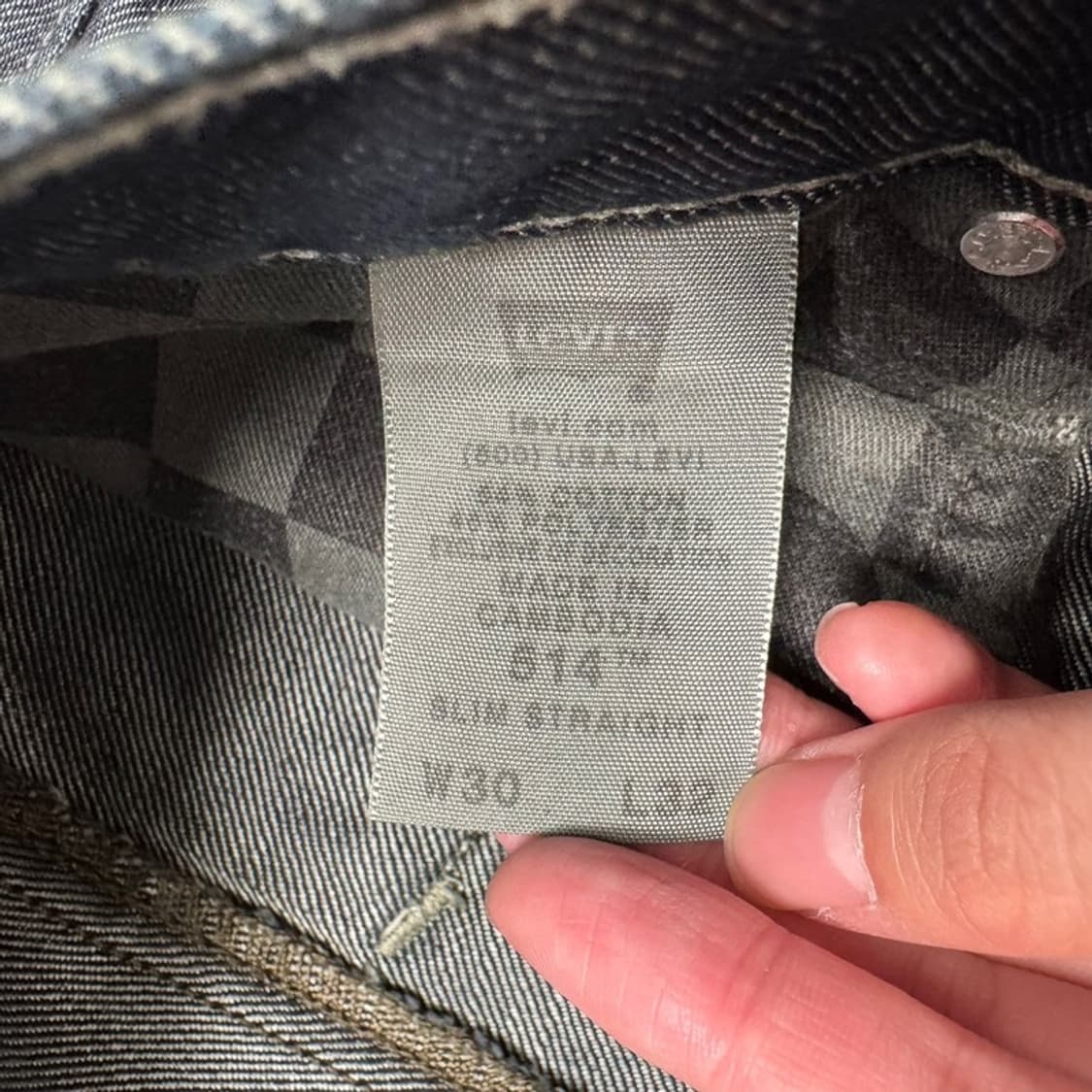 LEVI'S 514 엔지니어드 진 W30 L32 상품이미지5