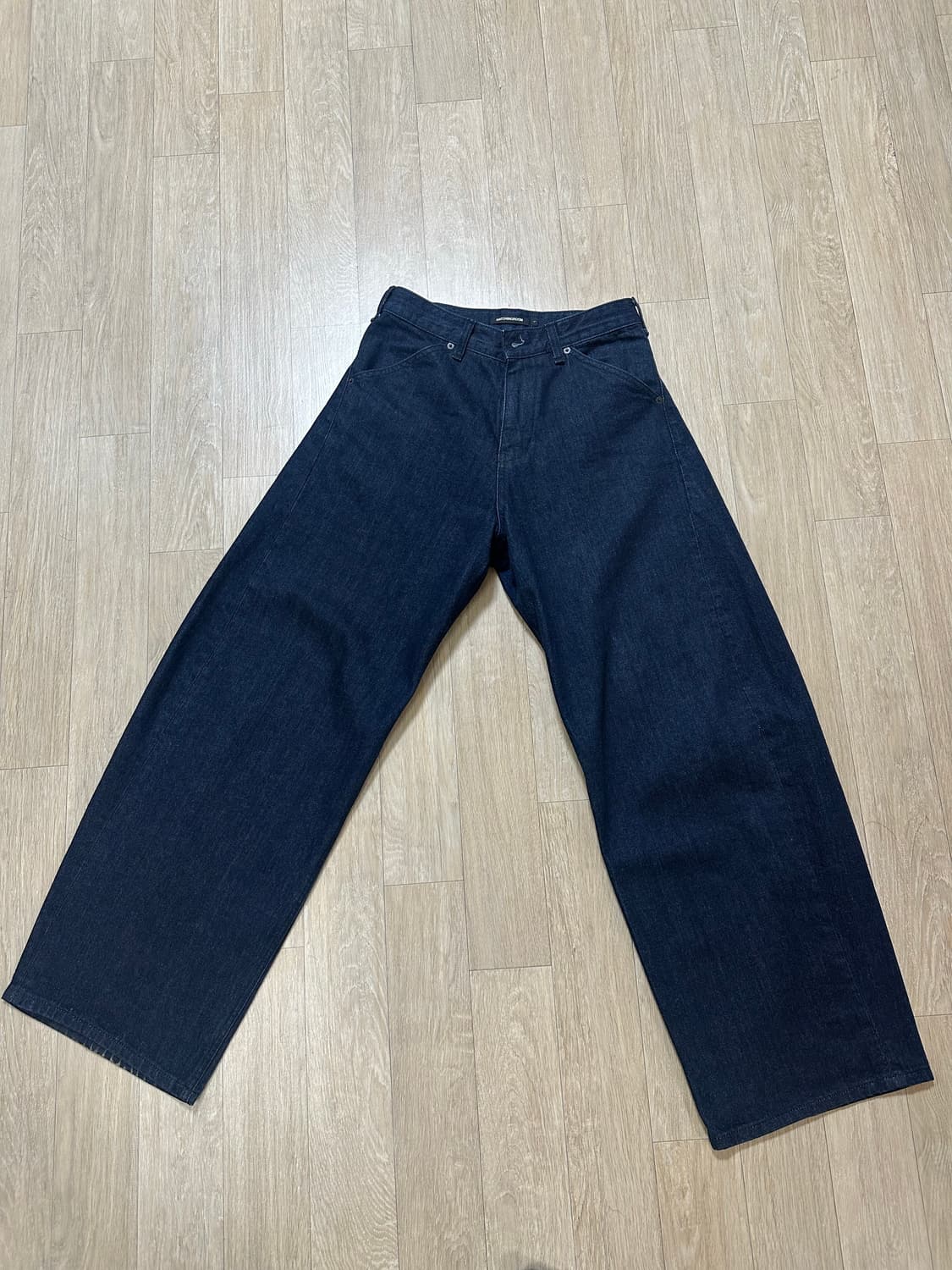 해칭룸 와이드 커브진 생지 (1) 상품이미지1