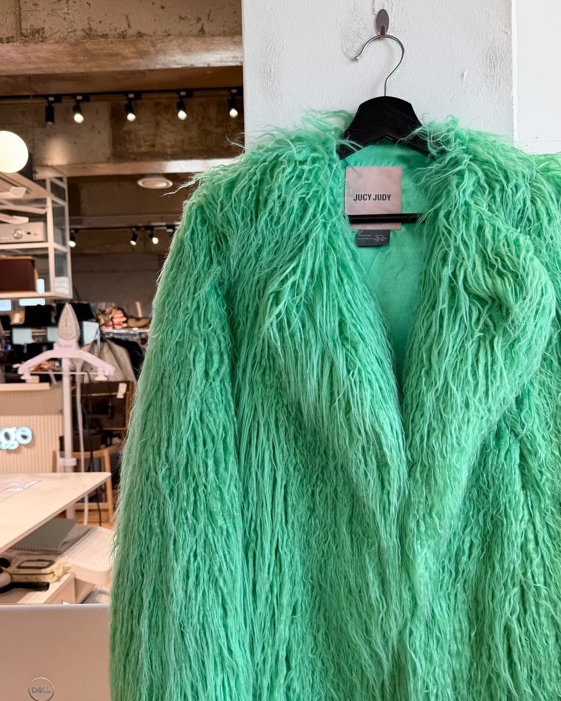 쥬시 주디 그린 퍼 자켓 상품이미지4