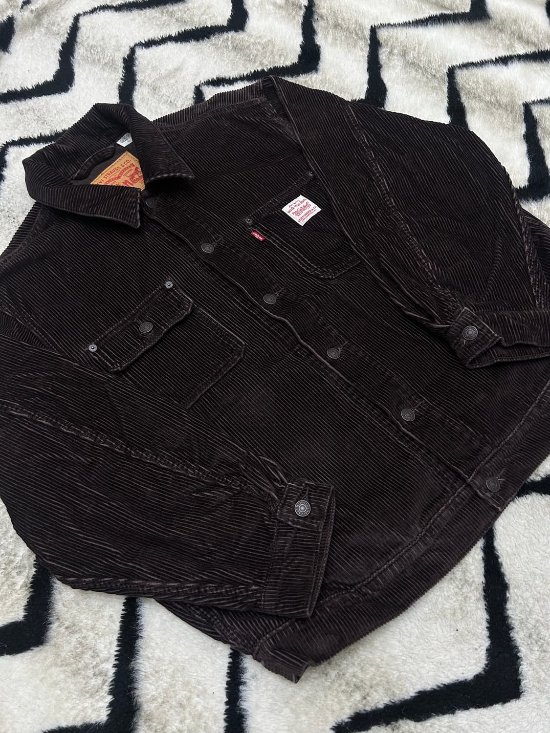 [L]리바이스 썬라이즈 오버핏 코듀로이 트러커 자켓/브라운 상품이미지3