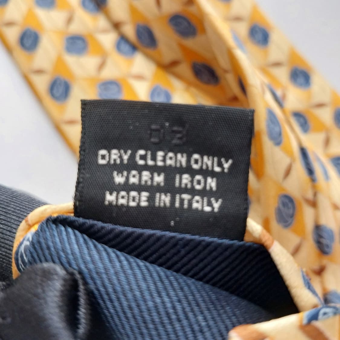 에르메네질도 제냐 실크 옐로우 넥타이 9.3cm A+등급 K1270
 상품이미지10