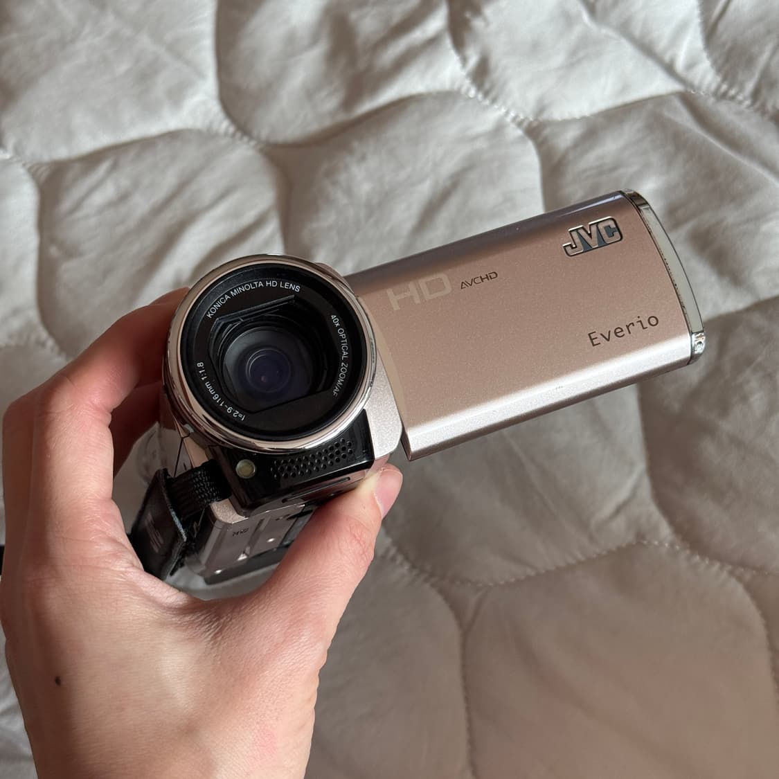 풀구성 JVC GZ-HM670 핑크캠코더 빈티지캠코더 핑크디카 카리나 상품이미지7