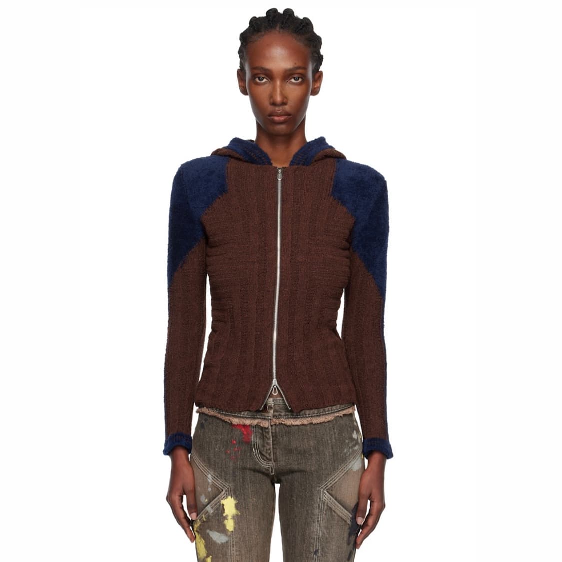 [34]키코 코스타디노브 25fw Quimby 니트 후드티 상품이미지1