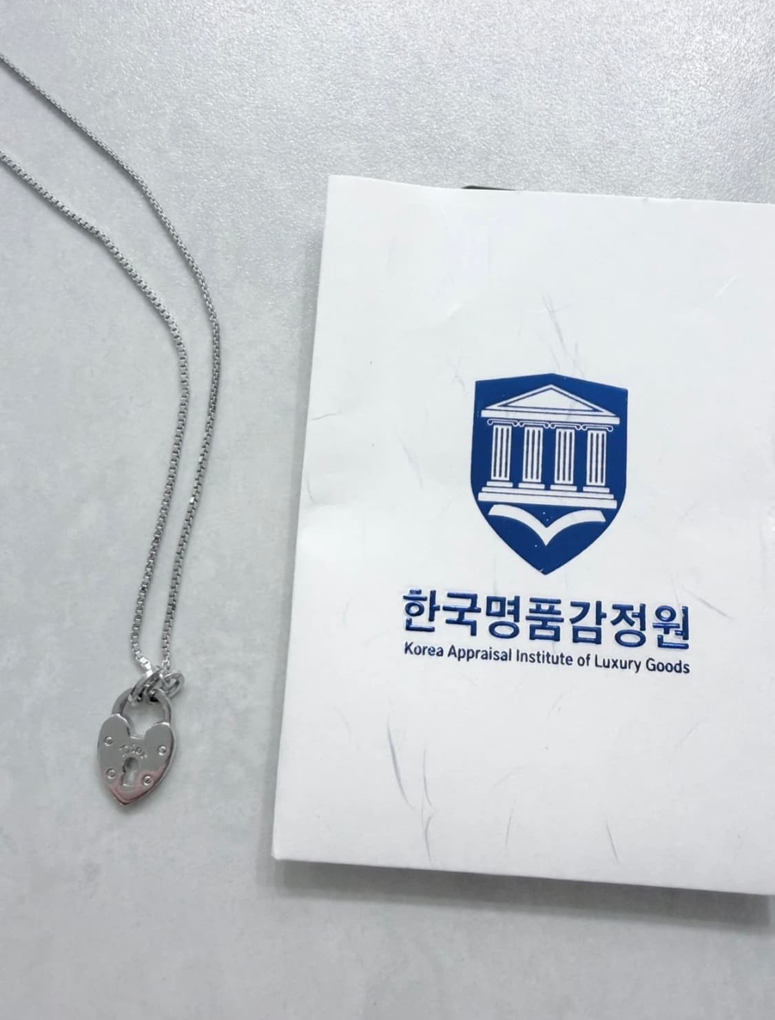 크리스챤디올 하트락 목걸이 상품이미지5