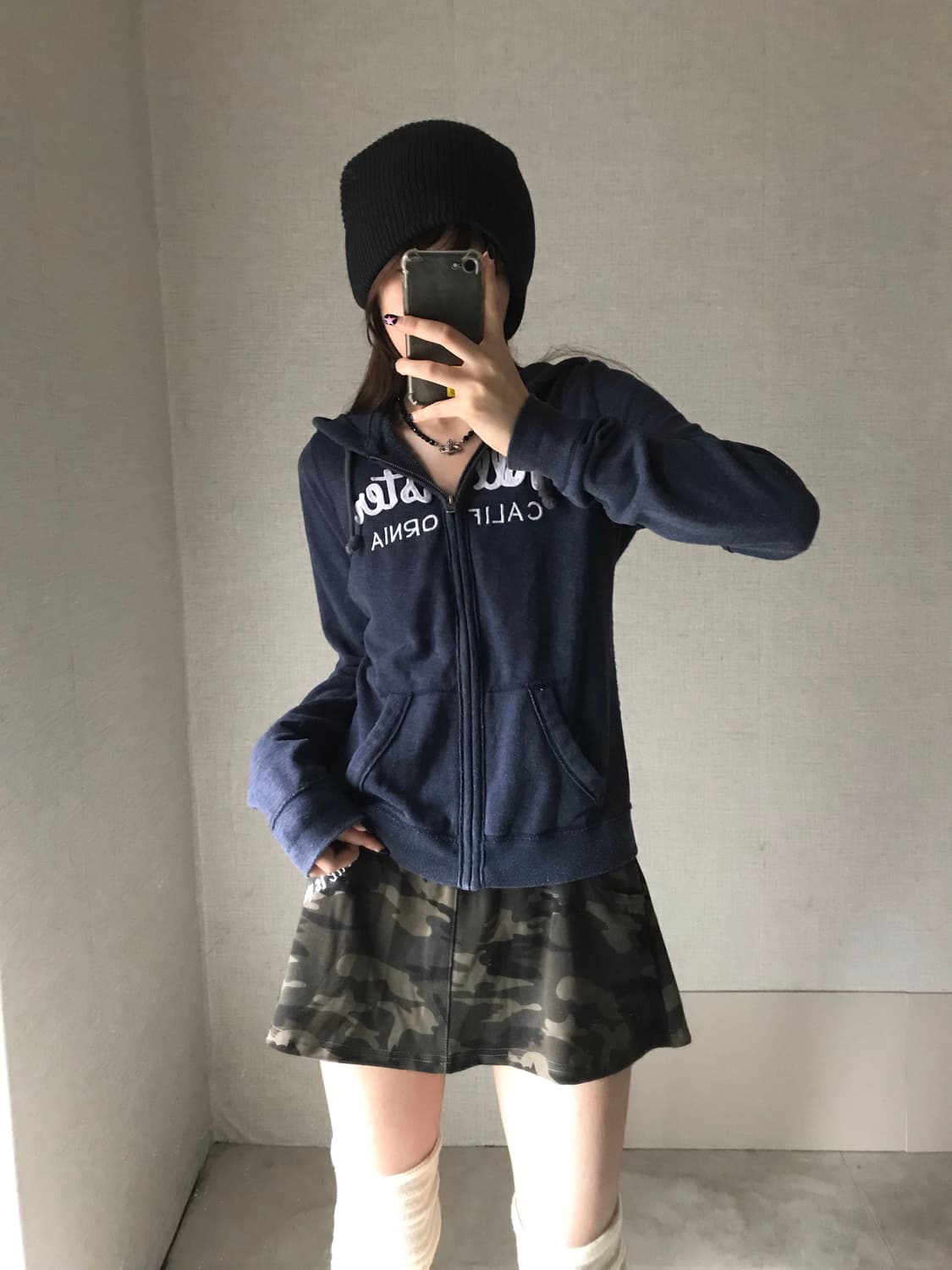 홀리스터 네이비 후드집업 상품이미지5