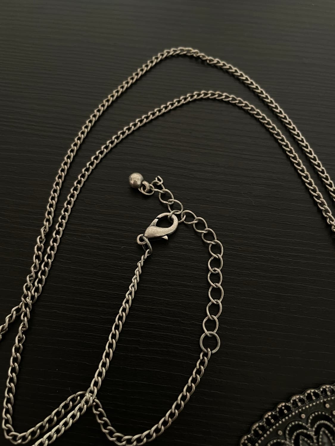 빈티지 오리엔탈 페어리 모리 물방울 목걸이 상품이미지3