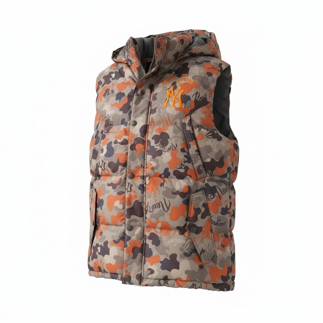 MLB NY 양키스 카모 패딩 베스트 상품이미지2