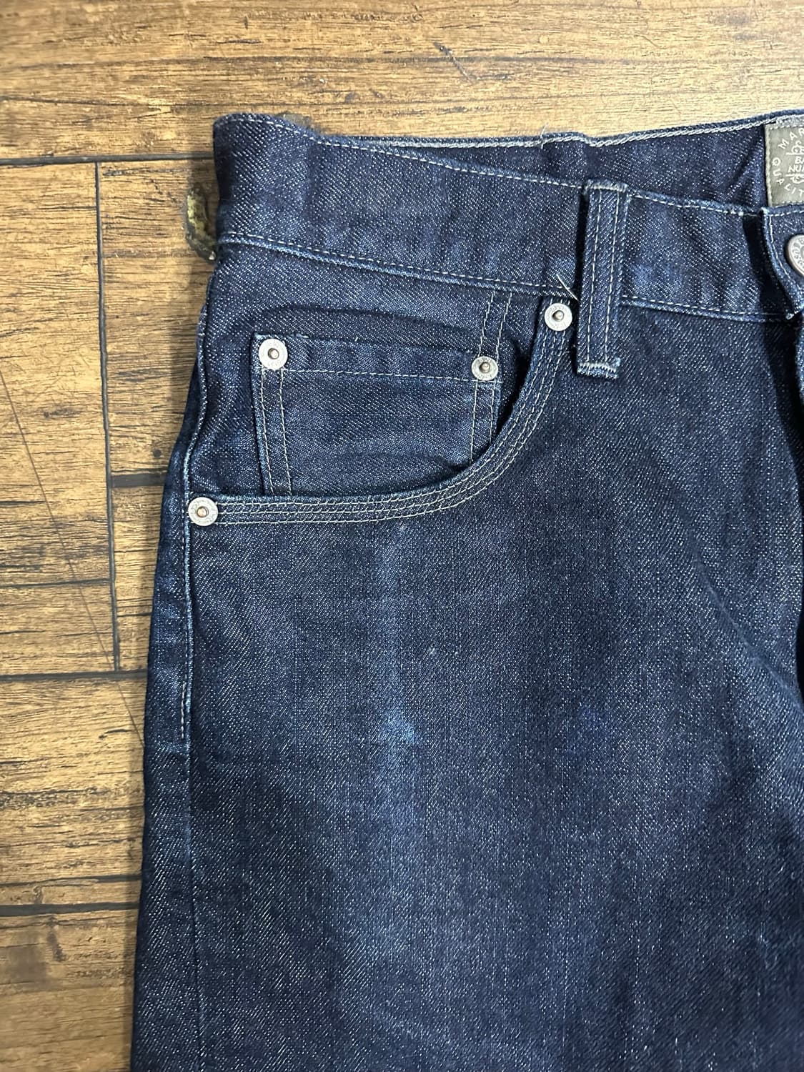 백넘버 WASHI DENIM 일본판 생지 화지데님 청바지 30 상품이미지10
