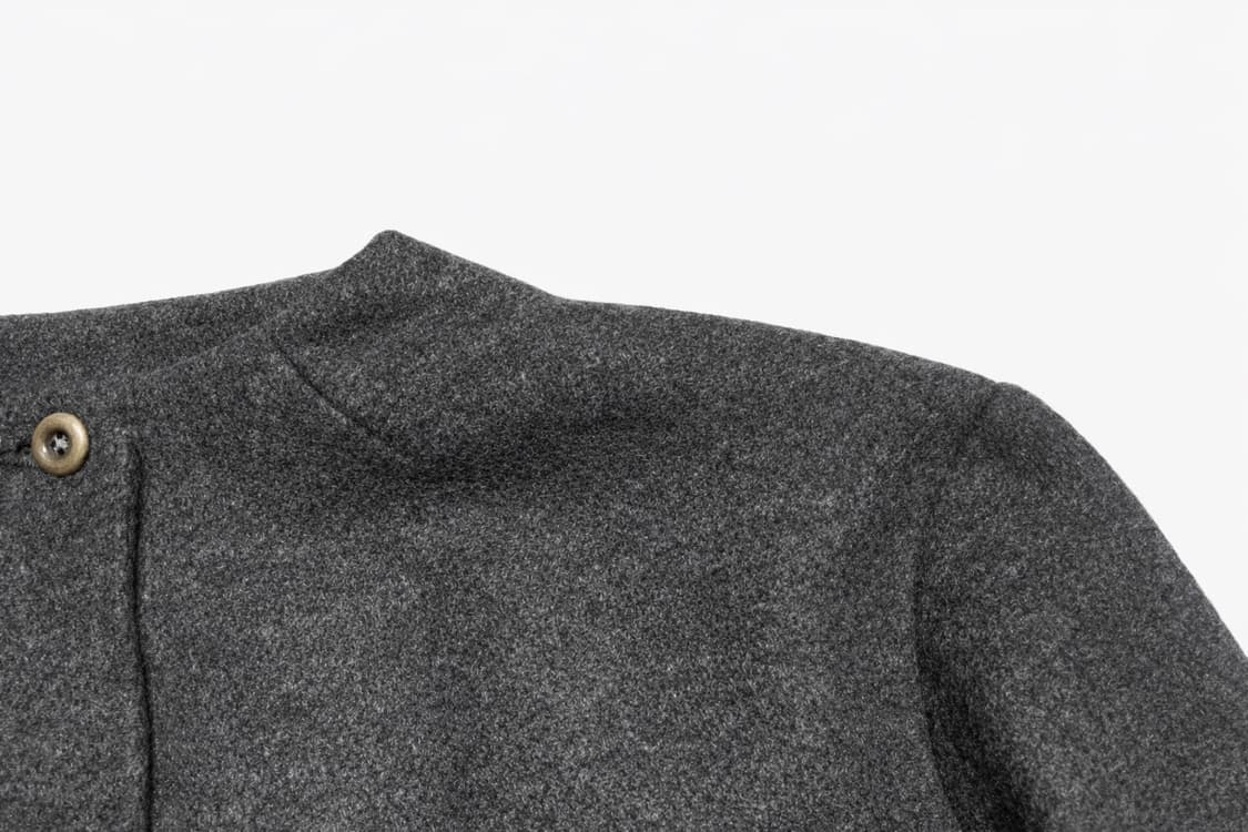 JPN 일본 빈티지 y2k 모리걸 플라워 자수 디테일 노카라 라운드 자켓 상품이미지4