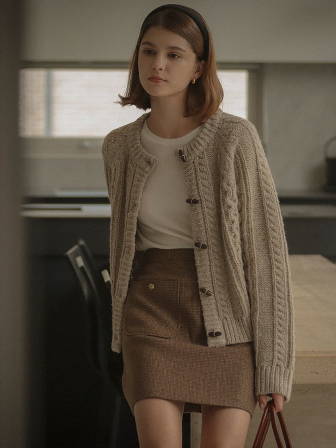 틸아이다이 울 스커트 m 상품이미지3